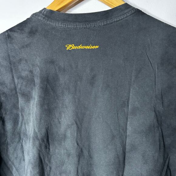 Billabong x Budweiser Graphic Tee Shirt Men's Small Charcoal - Picture 5 of 8